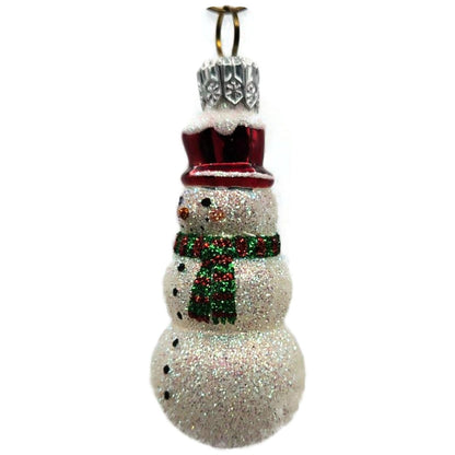 Patricia Breen The Littlest Snowman Stripe Scarf Red Hat Christmas Ornament 2327