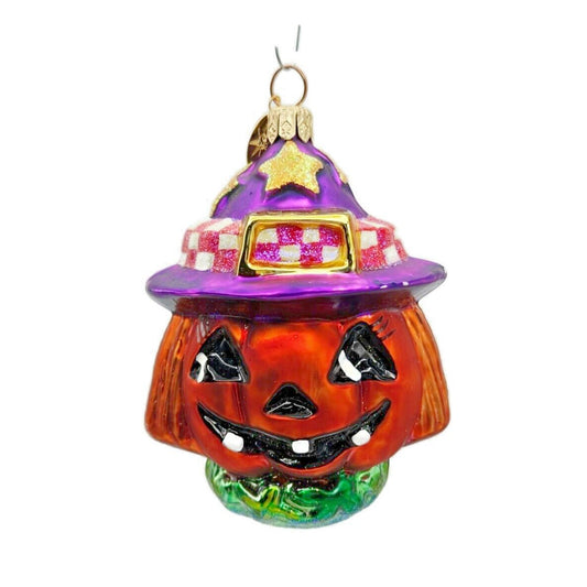 Christopher Radko Jackie O Lantern Jr Halloween Christmas Tree Ornament 00-469-0