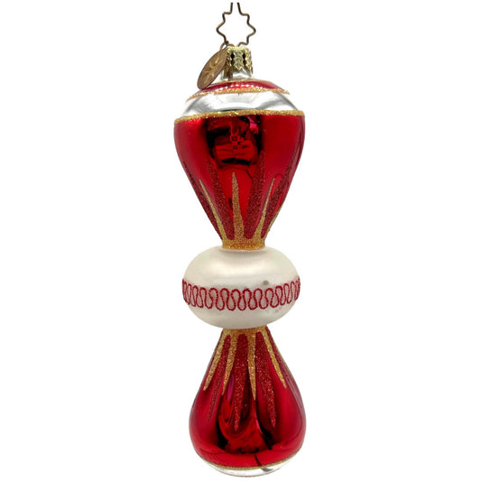 Christopher Radko Fantasia Party Pop Red Christmas Tree Ornament 1010454