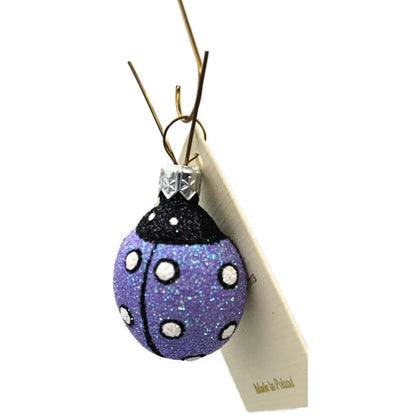 Patricia Breen Ladybug Ladybug Lavender Closed Wing Spring Christmas Ornament
