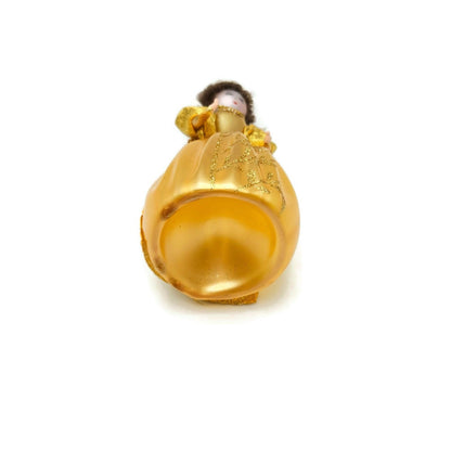 Sofferia De Carlini Queen Victorian Lady Gold Italian Christmas Tree Ornament