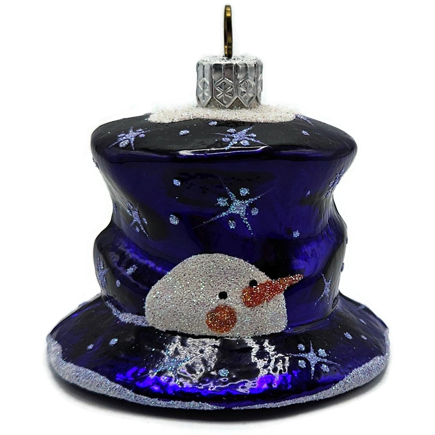 Patricia Breen Catz Hatz Purple Snowman Hat Christmas Ornament CATZ 2570GIFT
