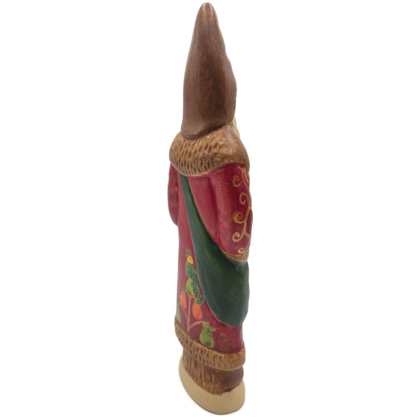 Bittersweet House Chalkware Belsnickel Partridge in Pear Tree Folk Art Figurine