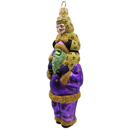 Patricia Breen Carry Me Santa Frankenstein And Leopard Boy Halloween Ornament