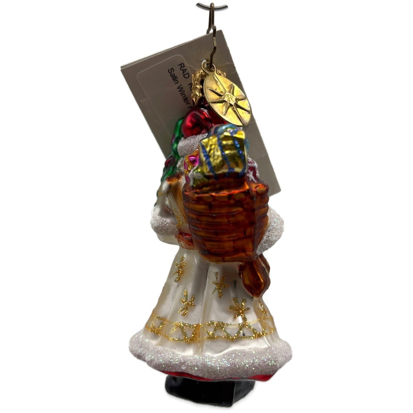 Christopher Radko Satin Winter Nick Little Gems Christmas Tree Ornament 1011242