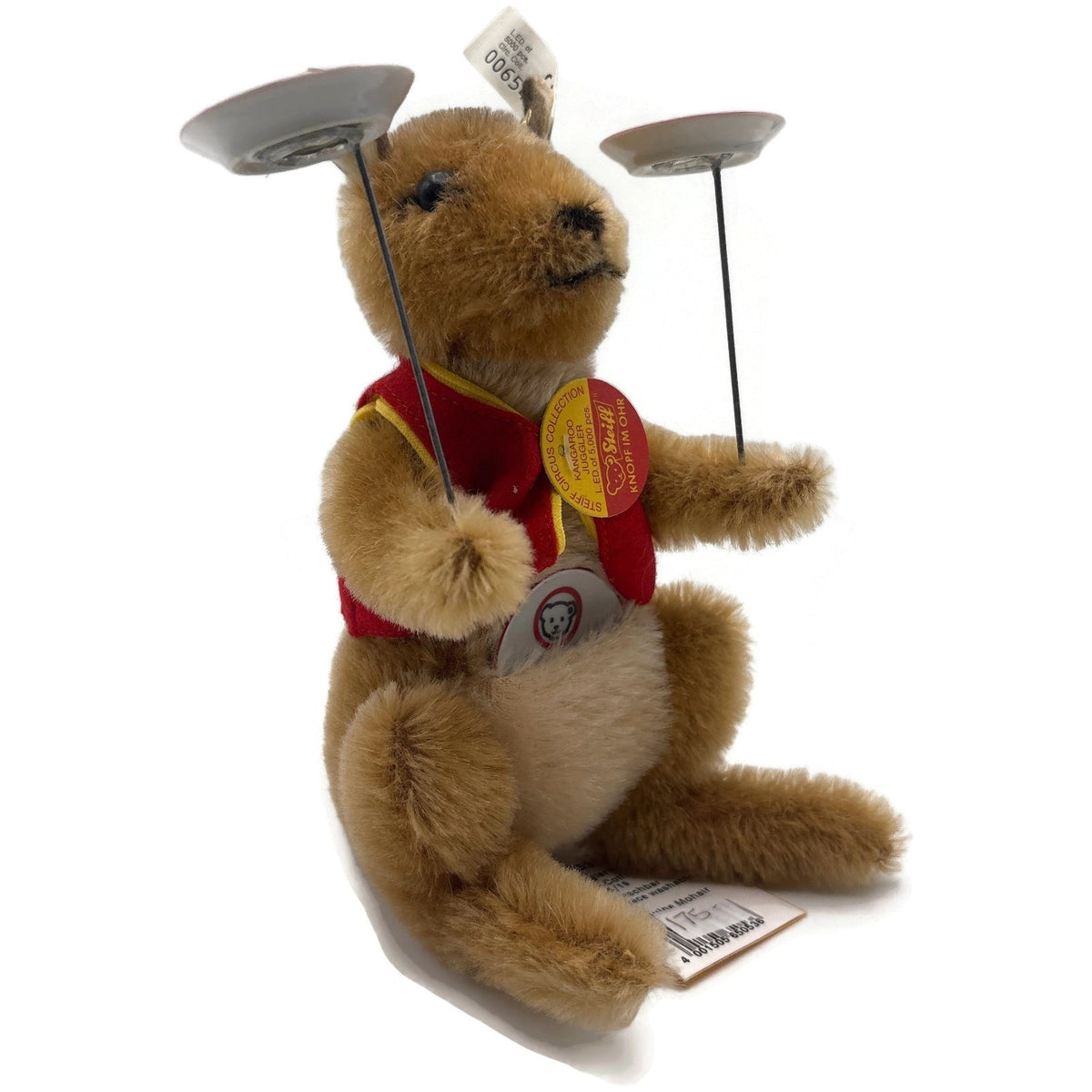 Steiff Golden Age Of The Circus Kangaroo Juggler Limited Edition Stuffed Toy