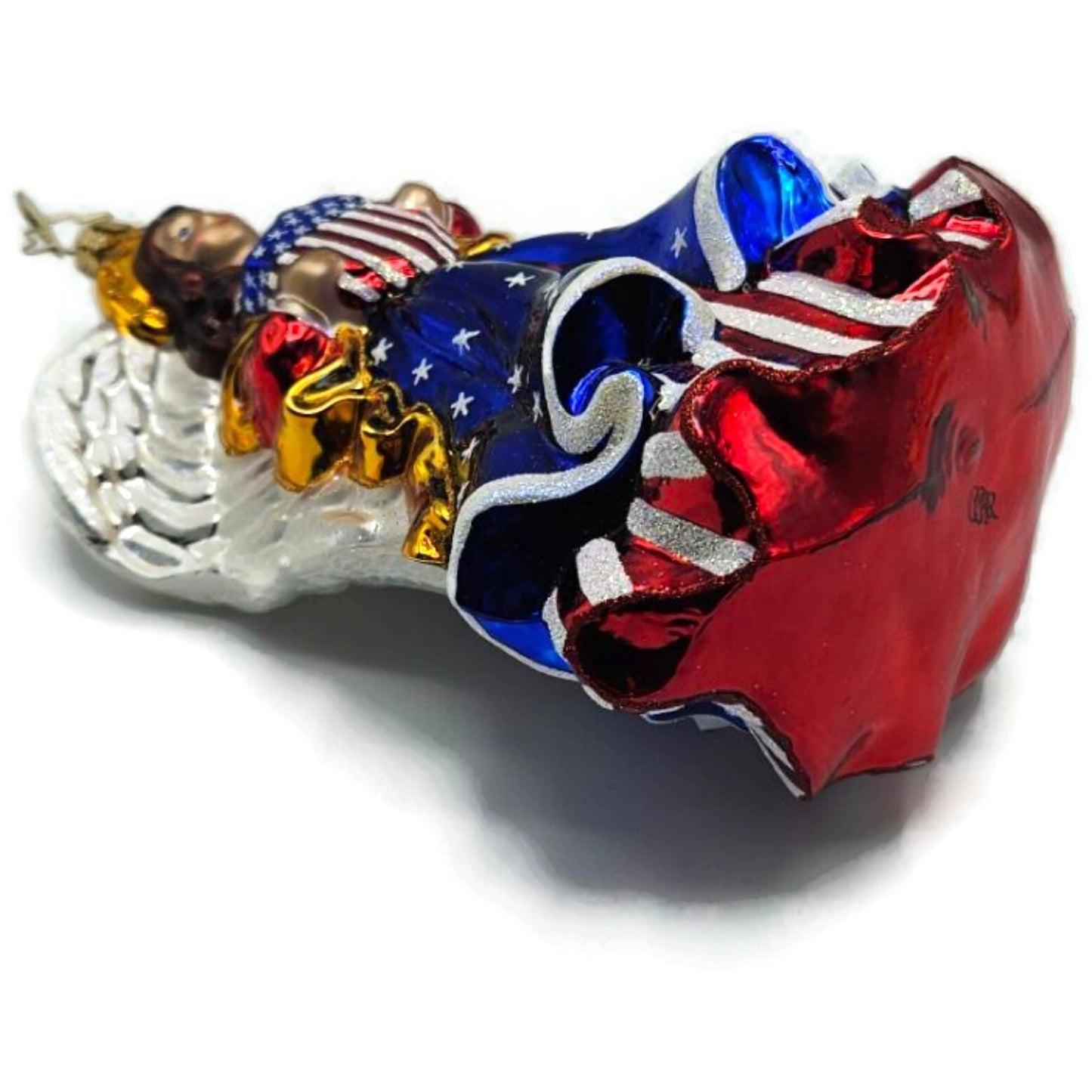 Christopher Radko Freedom Wings Patriotic Angel Christmas Tree Ornament 1016462