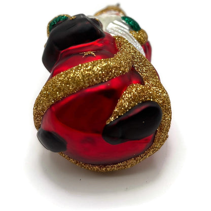 Patricia Breen Miniature Through The Rain And Snow Gold Stars Christmas Ornament
