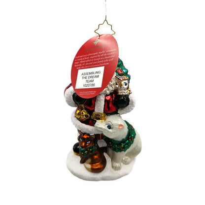 Ornament Christopher Radko Assembling The Dream Team Christmas Holiday 102078