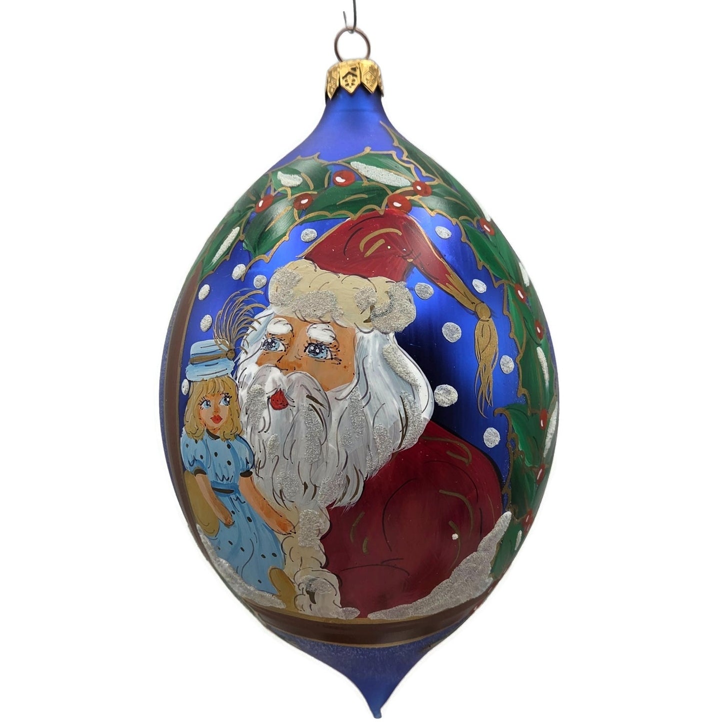 Christopher Radko Been A Good Girl Hand Painted Glass Christmas Ornament 973180
