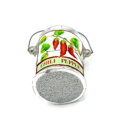 Patricia Breen Studio Colours Chili Peppers Paint Can Christmas Ornament NM