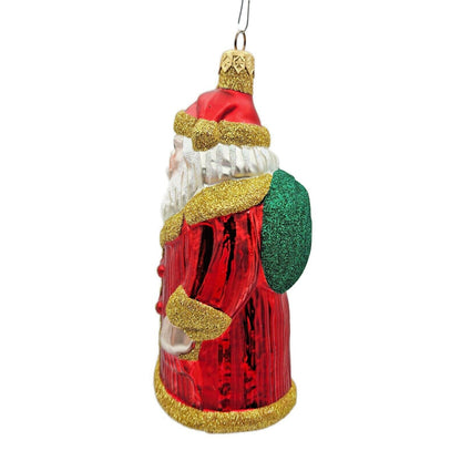 Patricia Breen Striped Santa Claus Red Red Stripes Christmas Tree Ornament