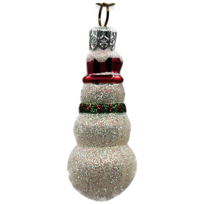 Patricia Breen The Littlest Snowman Stripe Scarf Red Hat Christmas Ornament 2327