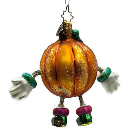 Christopher Radko Tricky Treats Pumpkin Halloween Christmas Tree Ornament