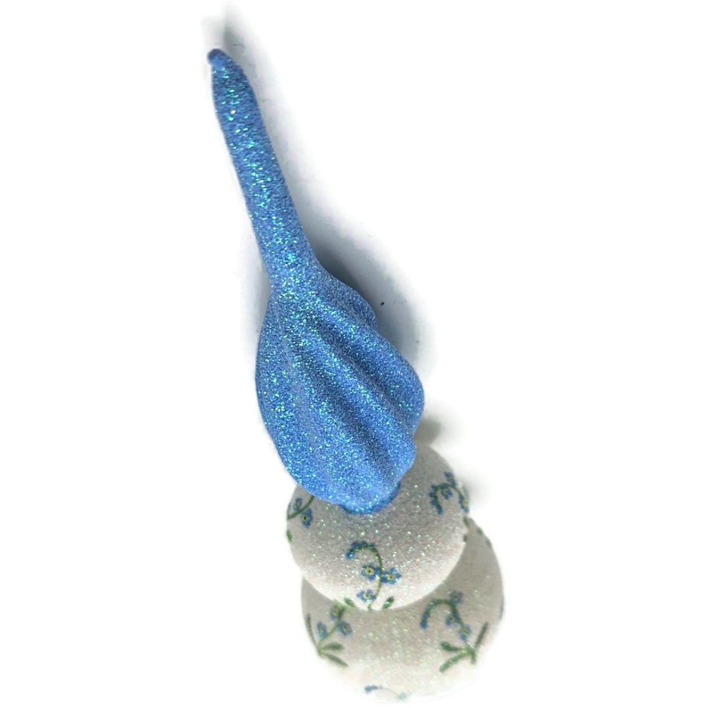 Patricia Breen Miniature Forget-Me-Not Finial Blue Spring Christmas Tree Topper