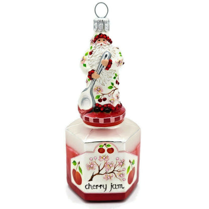 Patricia Breen Loving Spoonful Cherry Jam Santa Spring Holiday Tree Ornament