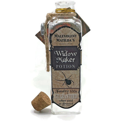 Bethany Lowe Designs Malevolent Matildas Widow Maker Potion Bottle Halloween