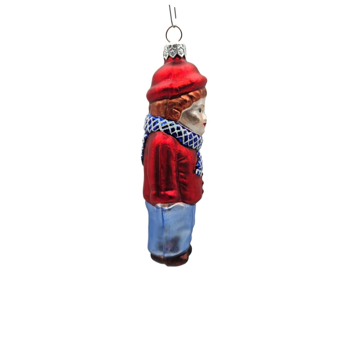 Patricia Breen Henry The Victorian Boy Auburn Hair Red Christmas Tree Ornament