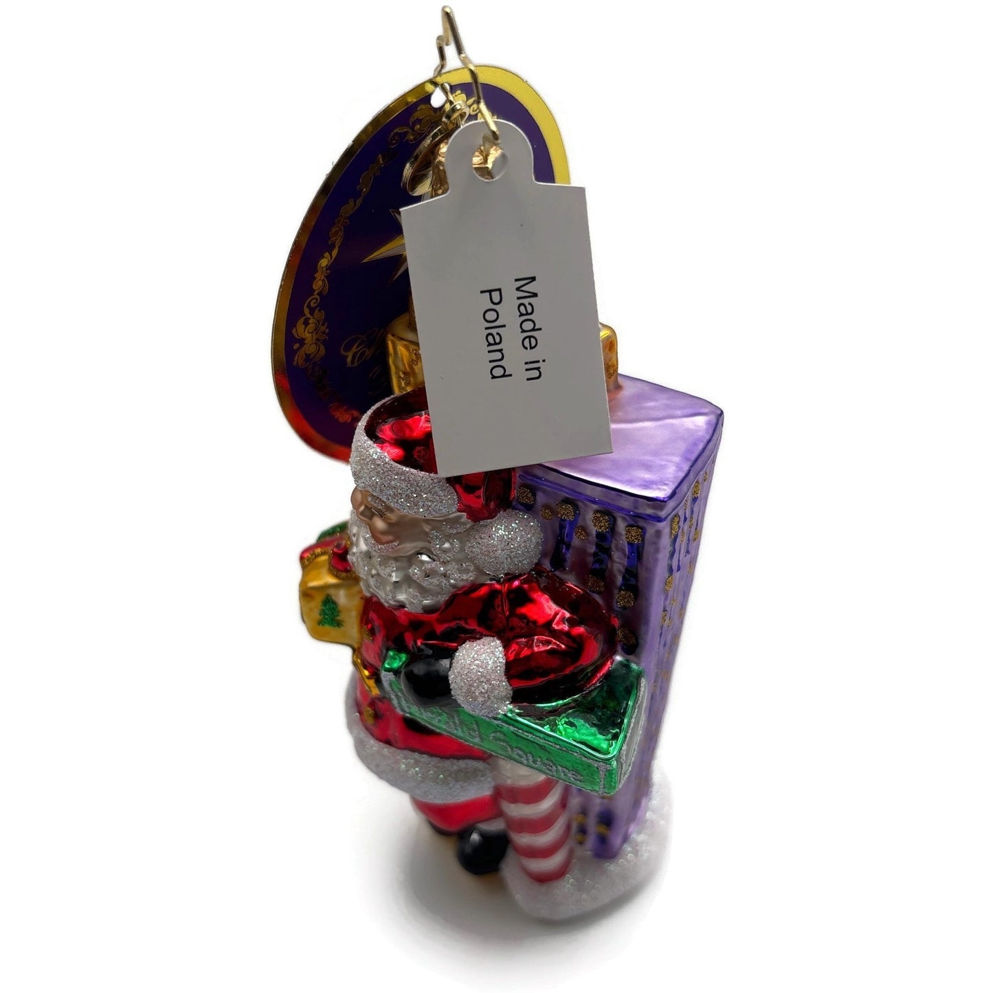 Christopher Radko Herald Square Santa Claus Glass Christmas Ornament 3012918
