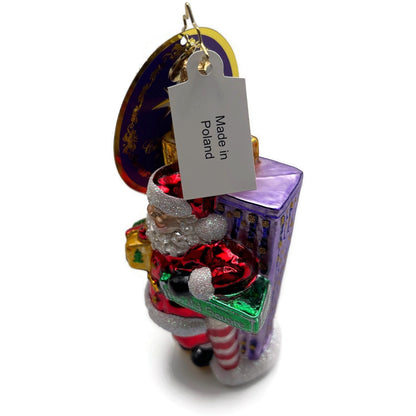 Christopher Radko Herald Square Santa Claus Glass Christmas Ornament 3012918