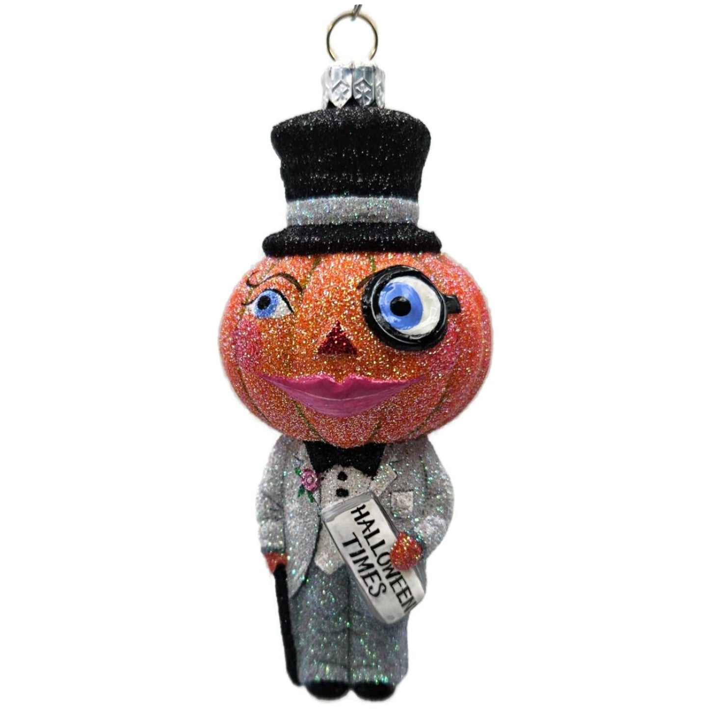 Patricia Breen Mon Oncle Halloween Times Orange Pumpkin Christmas Tree Ornament