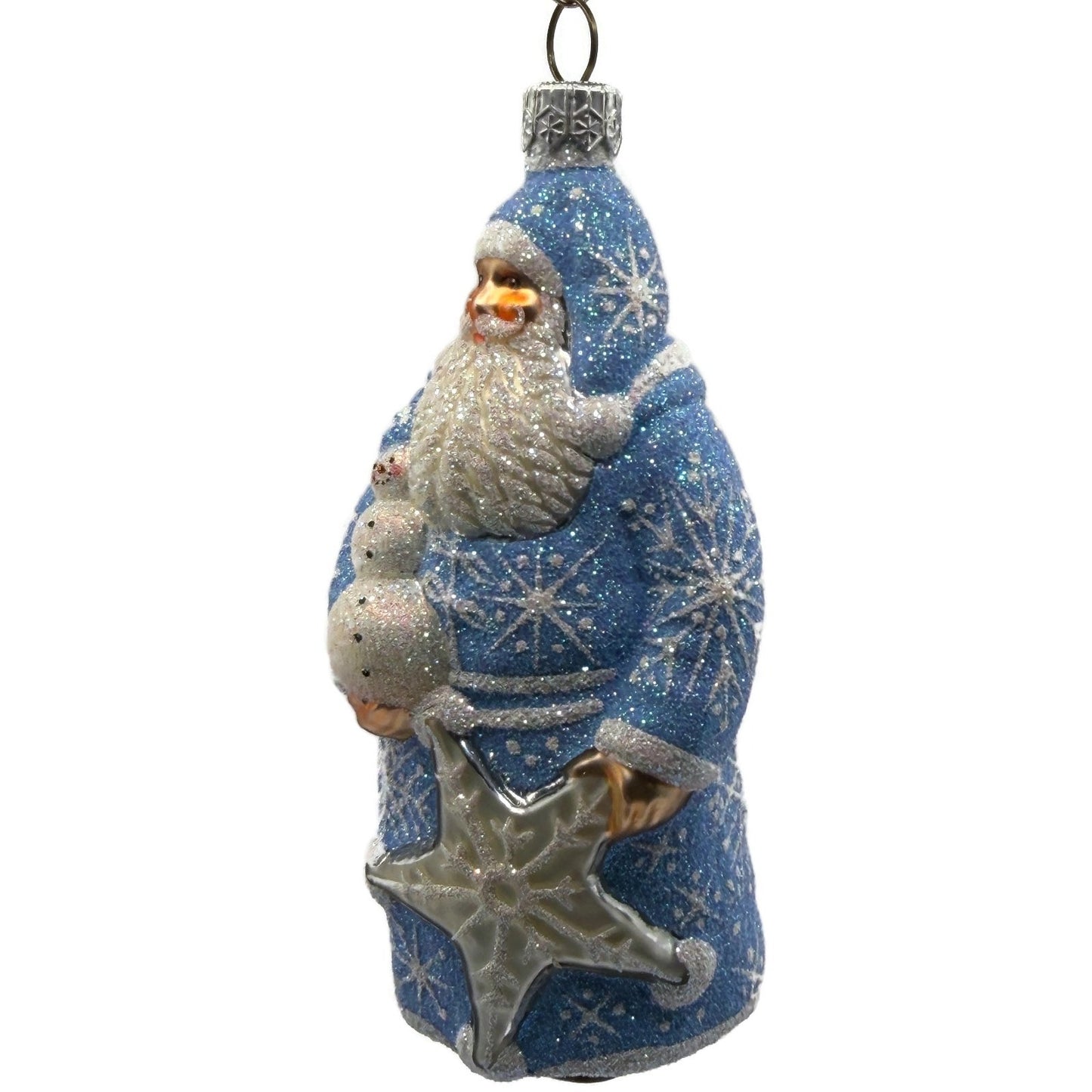 Patricia Breen The Season is Here Santa Snowman Star Snowflakes Ornament 2345
