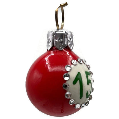 Patricia Breen Anniversary Ball 15 Red Micro Mini Christmas Tree Ornament HCB