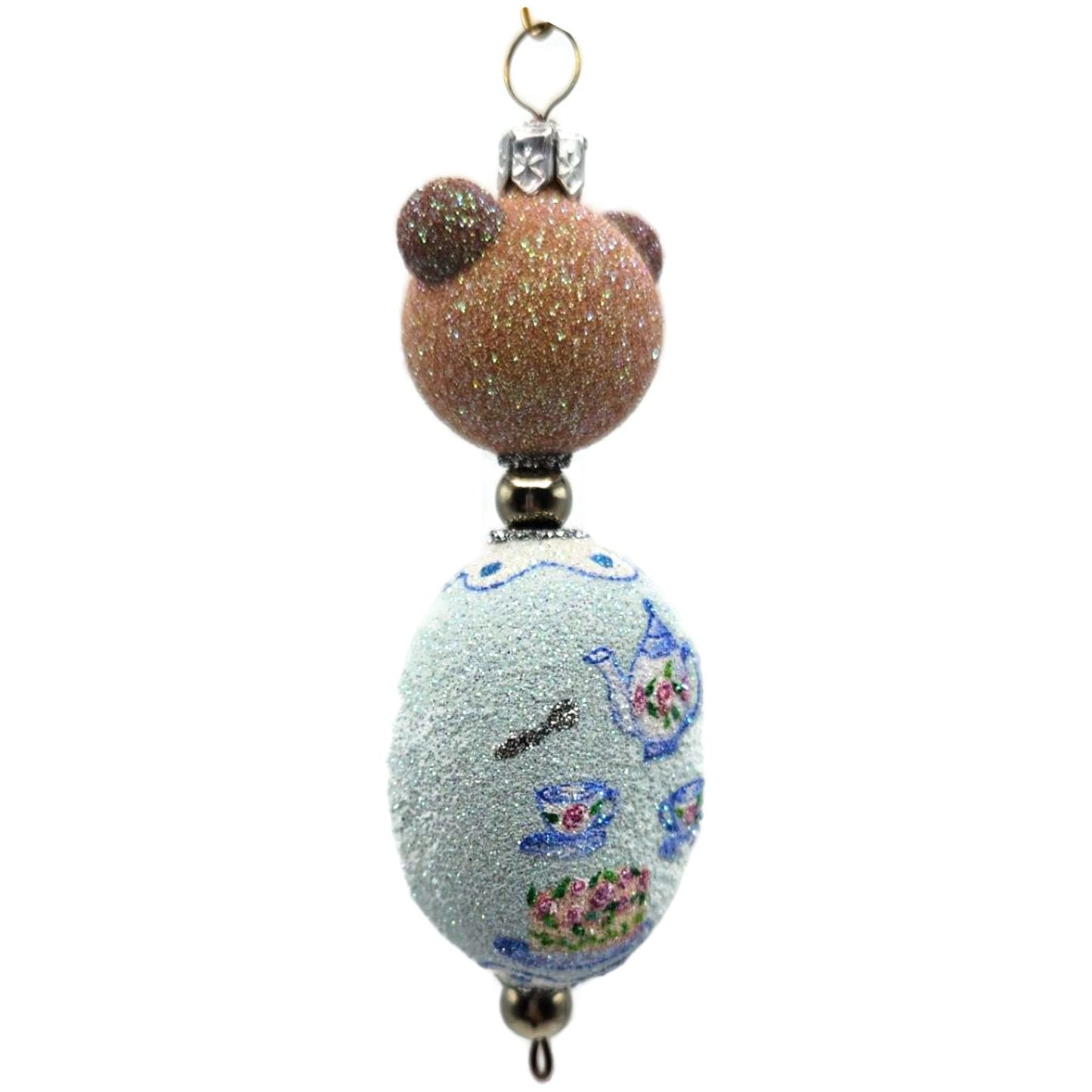 Patricia Breen Kinley Kinetics Teddy Bears Tea Party Spring Holiday Ornament