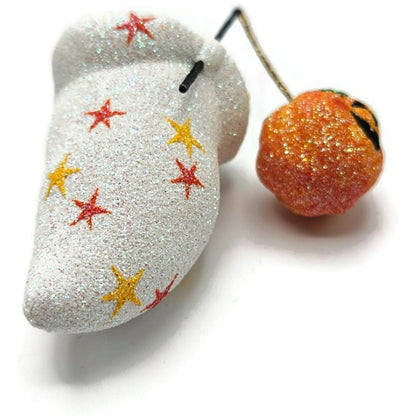 Patricia Breen Phantom Catch Orange Pumpkin White Stars Halloween Ornament 2741