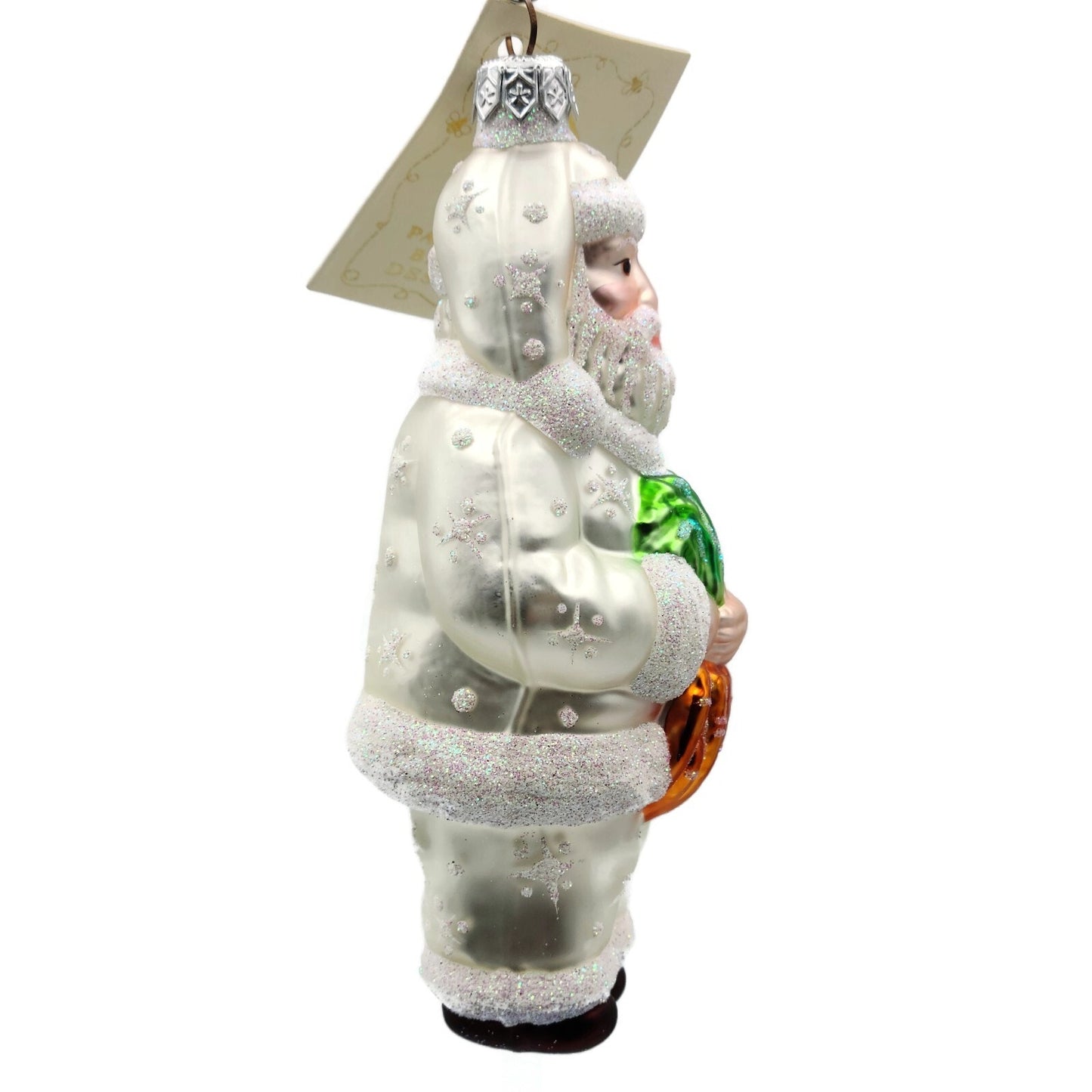Patricia Breen A Snack for Rudolph Pearl Carrots Santa Claus Christmas Ornament