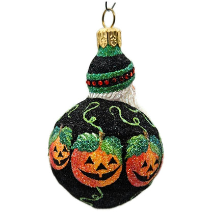 Patricia Breen Mini Hollstrom Santa Jack-o-Lantern Halloween Christmas Ornament