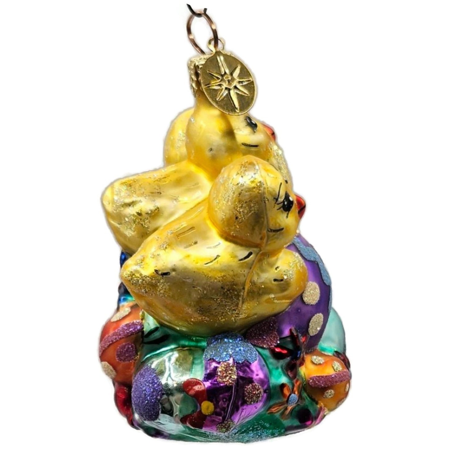 Christopher Radko Petite Peep Trio Gem Easter Christmas Tree Ornament 0106040