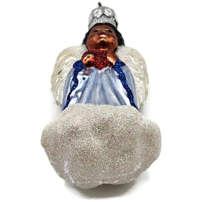 Patricia Breen Quartet of Angels Pastel Heart Blue Christmas Tree Ornament