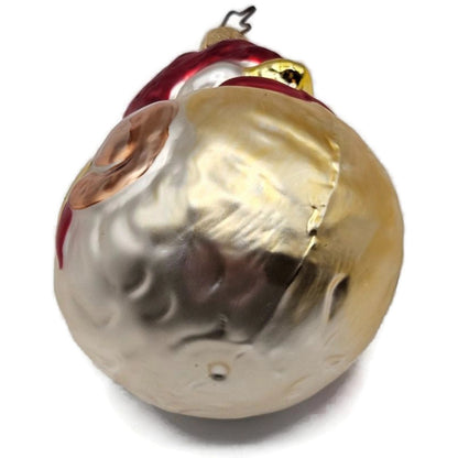 Inge Glas Proud Rooster Old World Christmas Hand Blown Glass Holiday Ornament