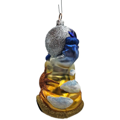 Patricia Breen Planetary Santa Claus Rainbow Sun Celestial Christmas Ornament