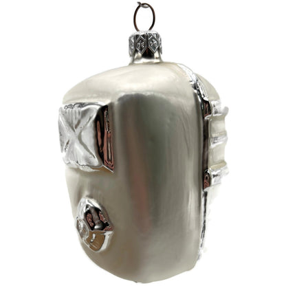 Patricia Breen Grandma Josie's Fridge Pearl Heart Silver Christmas Tree Ornament