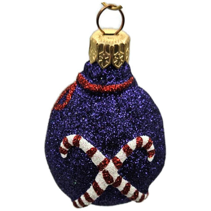Patricia Breen Peppermint Sack Purple Candy Canes Christmas Tree Ornament Gump's