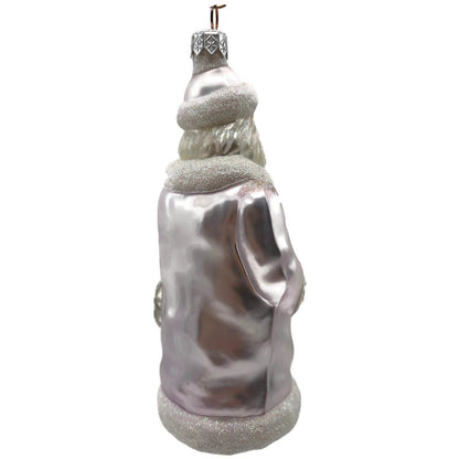 Patricia Breen Just What I Wanted Santa Dog Lavender Christmas Tree Ornament