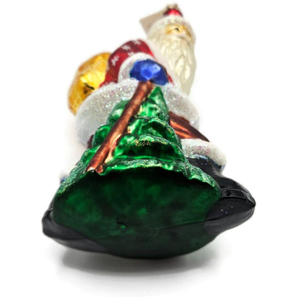 Christopher Radko Long Beard Santa Claus With Sack Christmas Tree Ornament