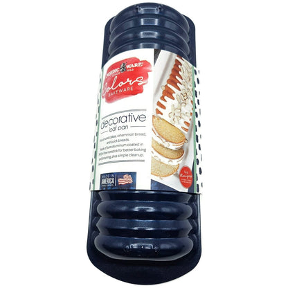 Loaf Pan Ribbed Bakeware Non Stick 4 Cup Nordic Ware Decorative Holiday Dessert