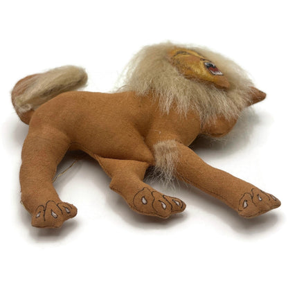 Gladys Boalt Circus Tamers Lion Animal Handmade Fabric Christmas Ornament Signed