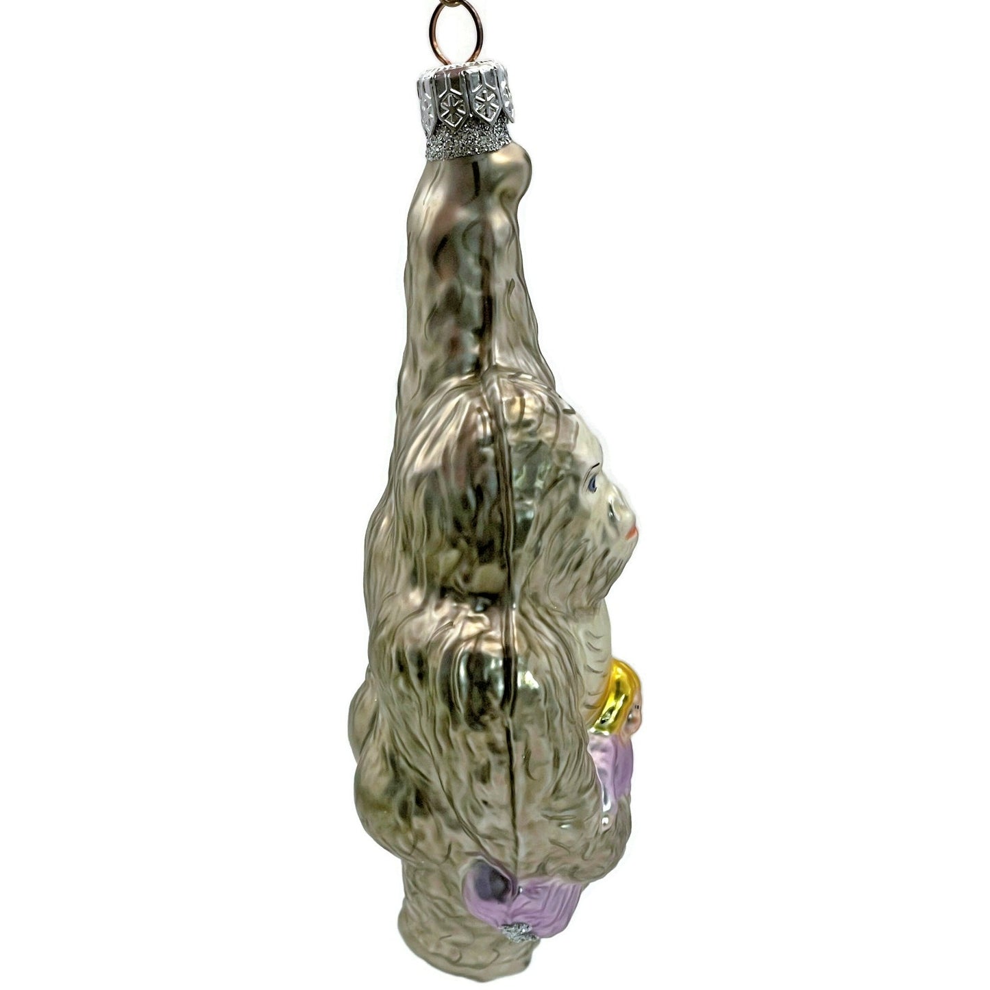 Patricia Breen Manhattan Ape Pearl Purple Plane King Kong Christmas Ornament