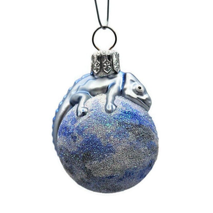 Patricia Breen Miniature Chameleon Surprise Clouds Christmas Tree Ornament