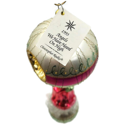 Christopher Radko Angels We Have Heard On High Christmas Tree Ornament 1016282