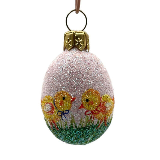 Patricia Breen Miniature Egg Fine Pair Chicks Easter Christmas Tree Ornament