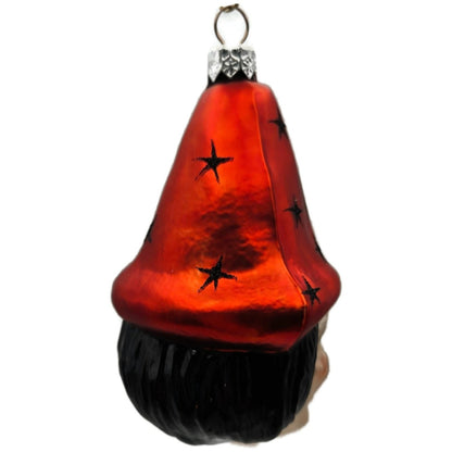 Patricia Breen Witch Hazel Orange Hat Black Cat Halloween Christmas Ornament