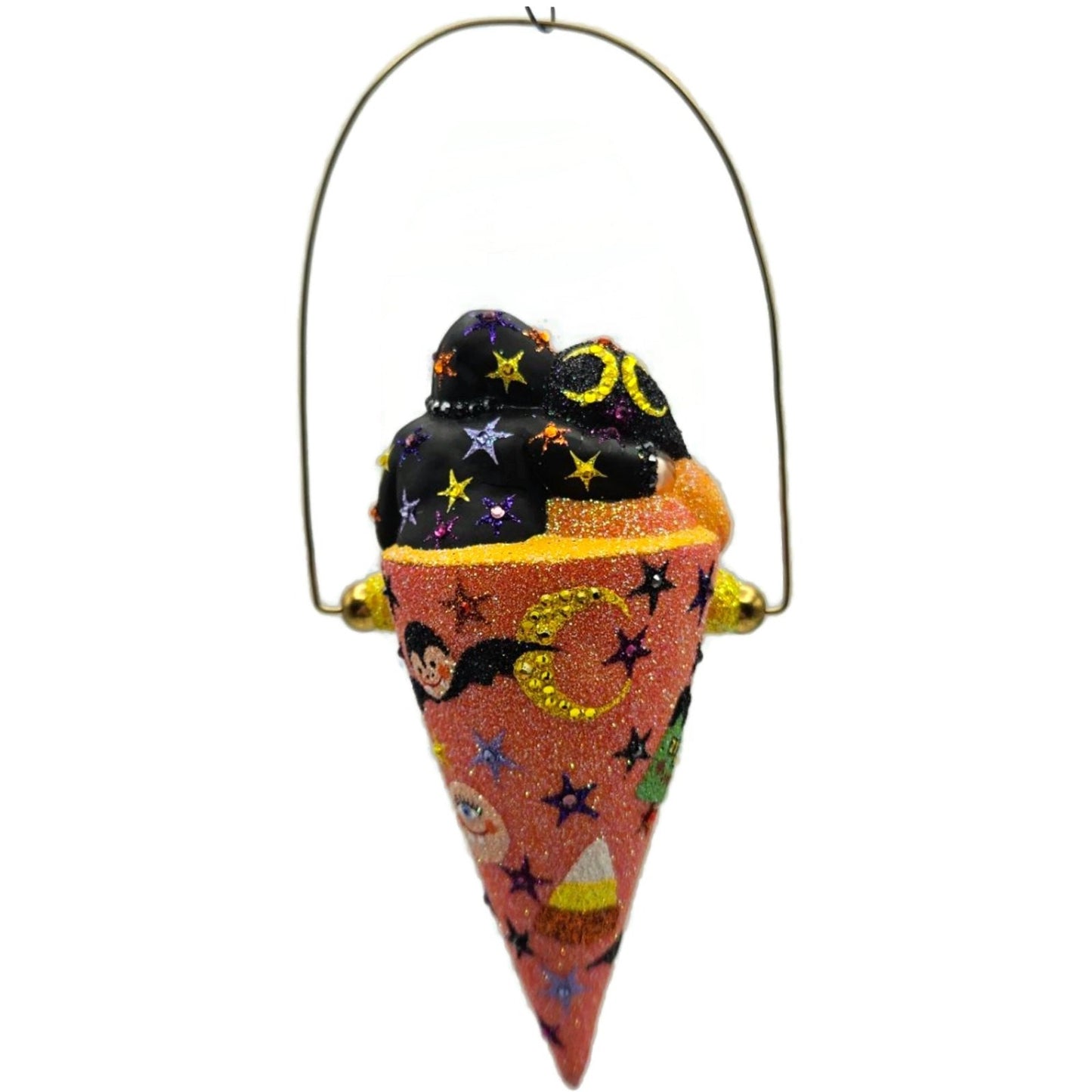 Patricia Breen Victorian Candy Cone Tricksters Pumpkin Halloween Ornament CATZ