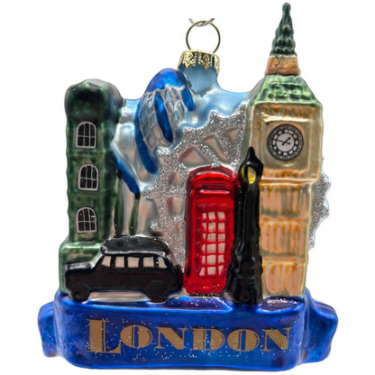 Holiday Lane Around The World London Skyline Landmark Christmas Tree Ornament