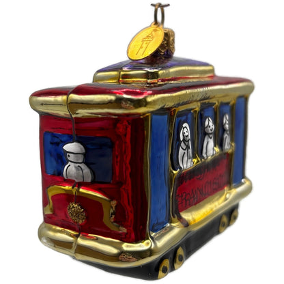 Landmark Creations Cable Car San Francisco California Christmas Tree Ornament