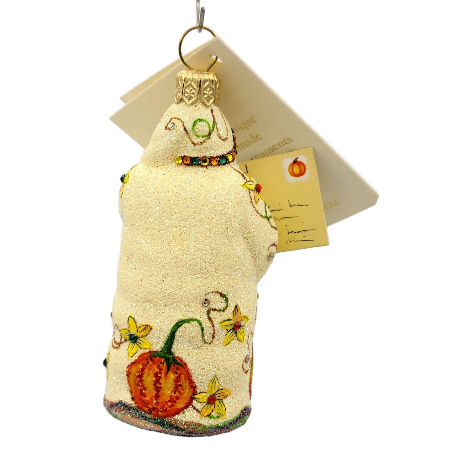Patricia Breen Just a Note Autumnal Fall Pumpkin Christmas Tree Holiday Ornament